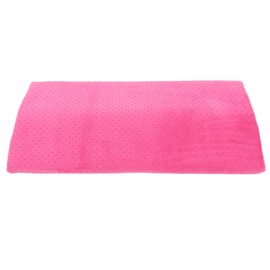 Pregnancy Waist Support Pillow Triangle Structure Memory Foam Lower Back Pillow for Side Sleeping Rose Red