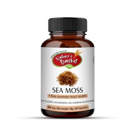 Nature's Basket Sea Moss 60 Capsules - Marine Wellness Boost