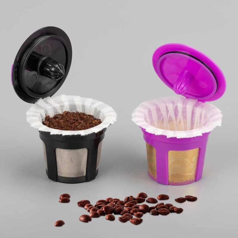 Haetyly 100 Count Disposable Coffee Paper Filters Compatible with Keurig
