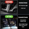 3D Shadow Light LED Car Door Light Logo Projector (White)