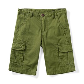 OCHENTA Boys Casual Cargo Shorts with Multi Pockets Military Army Green Tag 130-6 Years