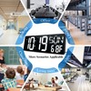 Large Digital Wall Clock with Remote Control 17.2" LED Large