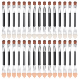 30Pcs Eyeshadow Smudge Brush, 2 In 1 Eyes Makeup Cosmetic Tool