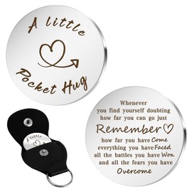 Friend Birthday Gifts For Men Keychain Pocket Hug Mom Gifts For Son Inspirational Gifts For Women Boyfriend Girlfriend Friend Gifts For Pregnant Graduation Gifts Fathers Day Dad Gifts