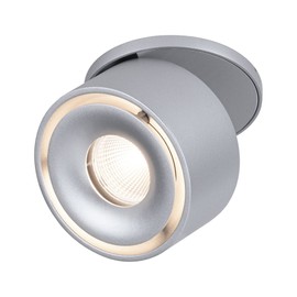 Paulmann Spircle 93374 LED Recessed Light 78 mm Including 1 x 8.0 W Warm White Chrome Matt Aluminium Lighting System 3000 K