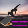 Foldable Slant Board Calf Stretcher, Protable Wooden Slant Board for