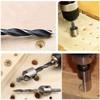 15pcs Countersink Drill Bit Set for Wood Door Window Cabine