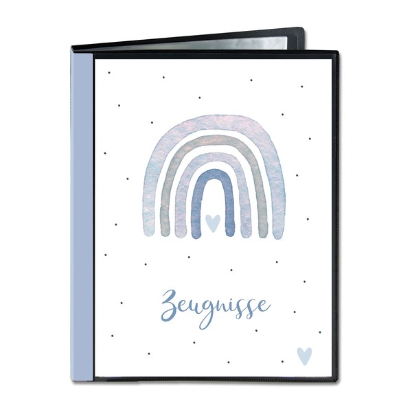 Minilino Report Folder, 20 A4 Transparent Pockets, Protection, Storage of