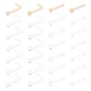MODRSA Clear Nose Studs Clear Nose Rings For Work Plastic