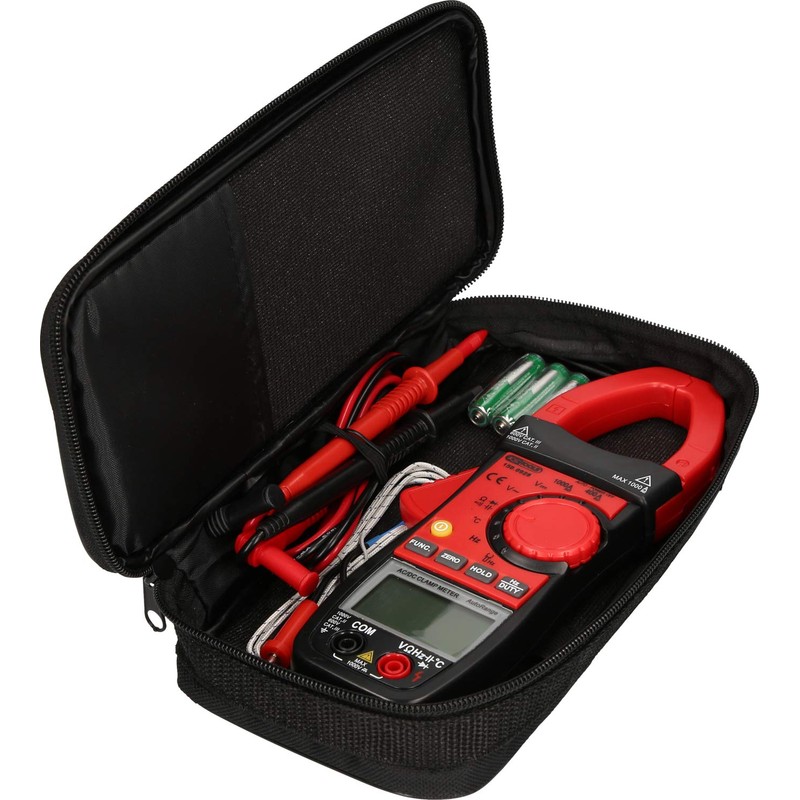 KS Tools 150.0929 ampérométrique Digital Pliers, 1000 Volt, Black/red