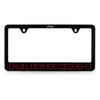 Jeep Rubicon UV Printed Black Plastic License Plate Frame