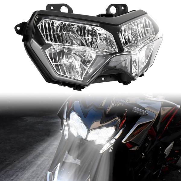 VEISUTOR LED Headlight Assembly for Z900, LED Headlamp Front Lights