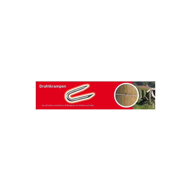 Suki 6178092 Galvanised Steel Cramp Irons 1.6 x 16 400