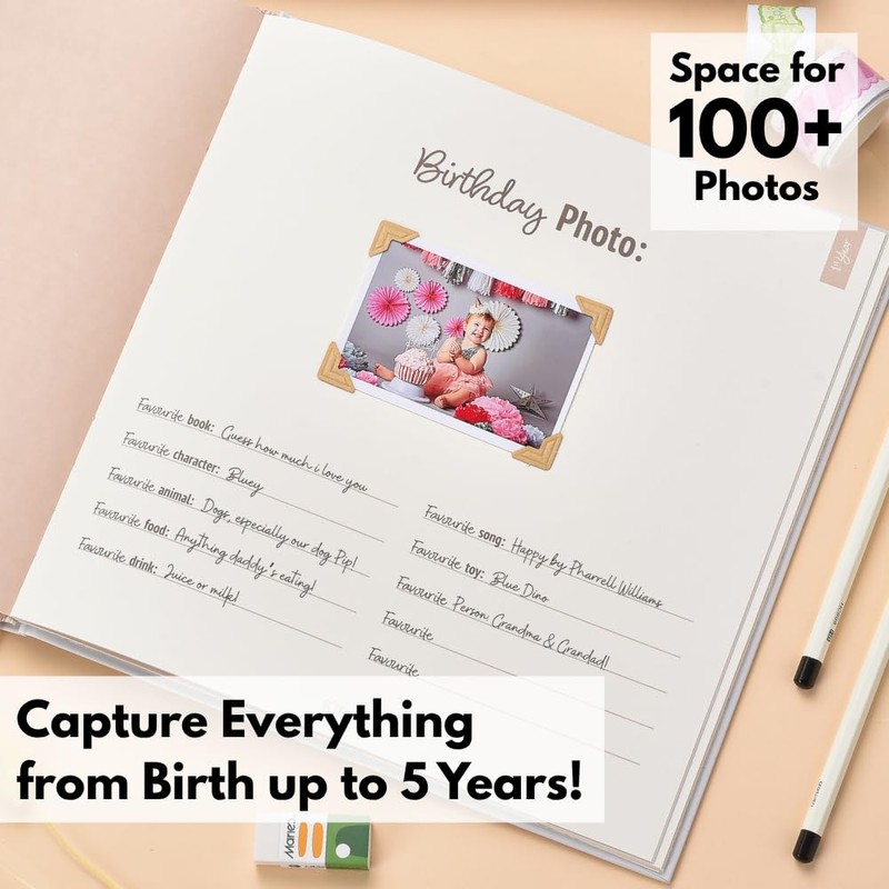 Baby Journal – Memory Book for New Mum & Ideal