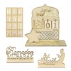Wooden Ramadan Advent Calendar, 30 Days Ramadan Countdown Calendar Eid