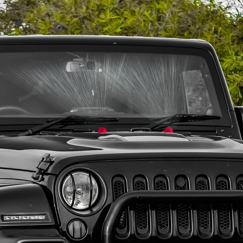 YnGia 2PCS Windshield Washer Nozzles Universal Car Front Windscreen Wiper