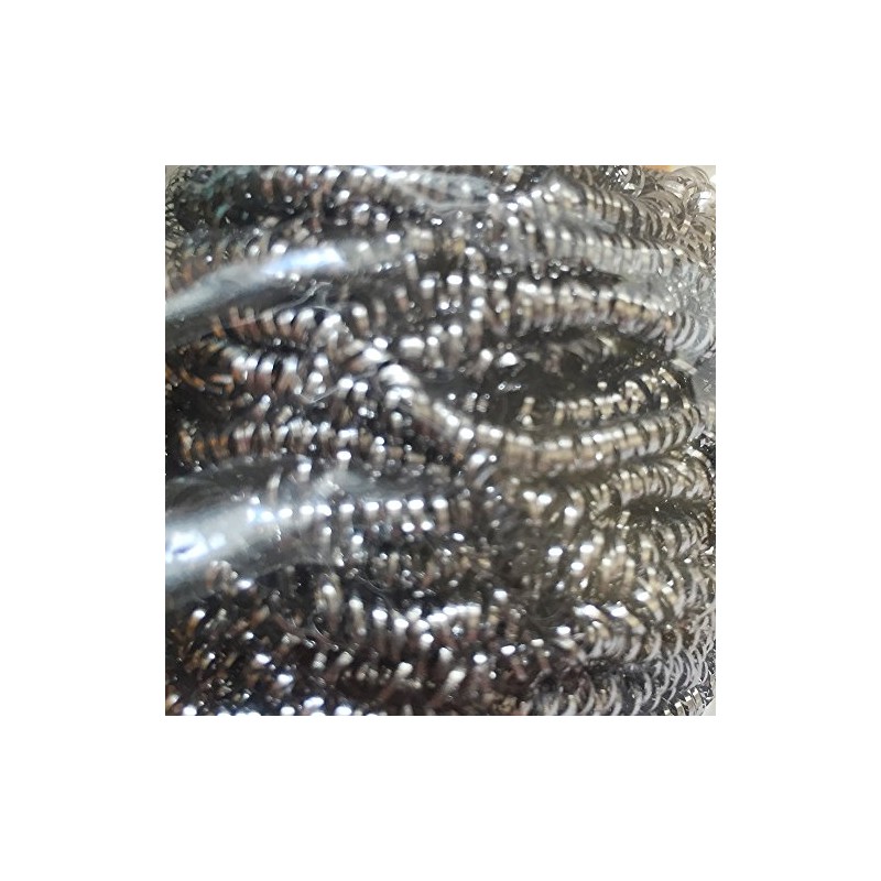 FLINKA Stainless Steel Spiral Scourer (2 Pieces Pack)