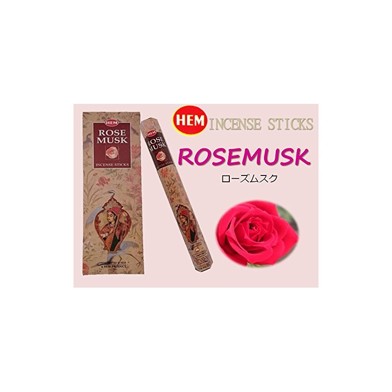 HEM / Incense Stick / Rose Musk / 1 Case