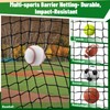 Baseball Batting Net, Portable Backstop for Pitching Practice (10x30ft)
