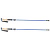 2pcs Foldable Hiking Poles Set Outdoor Walking Climbing Alpenstocks Collapsible