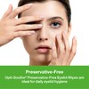 Opti-Soothe Preservative-Free Eyelid Wipes - 30 Moist Towelette For Daily