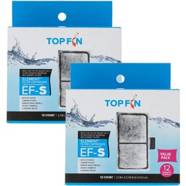Top Fin EF-S Element Filter Cartridge Value Pack 12 Month Supply 2.1 in X 3.7 in (2 Pack)