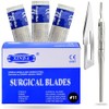 100 Blades #11 Scalpel Blades for Knife Scalpel High Carbon