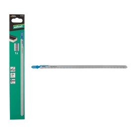 wolfcraft 1 Jigsaw Blade - Fine Cut - Bi-Metal Blade with T-Shaft - Ideal for Sandwich Material, Steel, Copper Tube and Steel Profile up to Diameter 200 mm and 3 mm Wall Thickness - Made in Germany