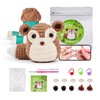 LetCartMaker Crochet Kit for Beginner, Squirrel Complete Beginners Crochet Kit