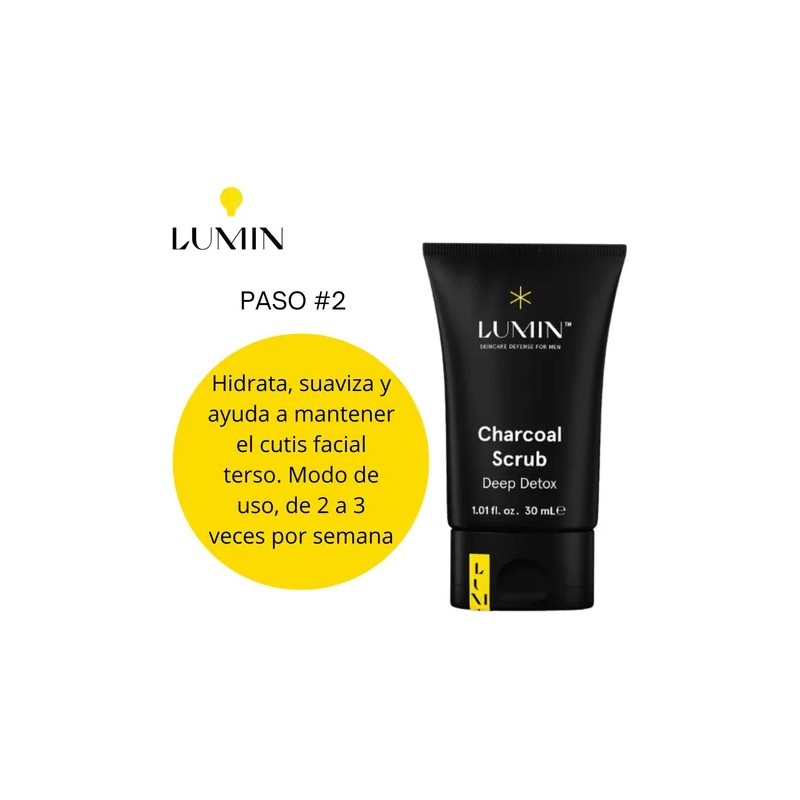 Lumin Antiedad Piel Grasa Limpieza Profunda Antiacné Vegano