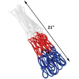 2 Pack Replacement Basketball Net Heavy Duty All Weather Hoop Rim Indoor Outdoor