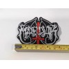 MARDUK - LOGO LASER CUTOUT WOVEN PATCH ~ BLACK METAL
