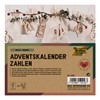 folia 2209 Advent Calendar Natural 24 Wooden Numbers for Hanging,