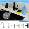 Silicone Sink Splash Guard Mat with Slanted Design,24*5.5 Inch Large