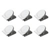 DWUENT 6pcs Magnetic Clips - Whiteboard Magnets & Fridge Magnets