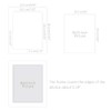 Monolike Paper Photo Frames 8x10 Inch White 10 Pack -