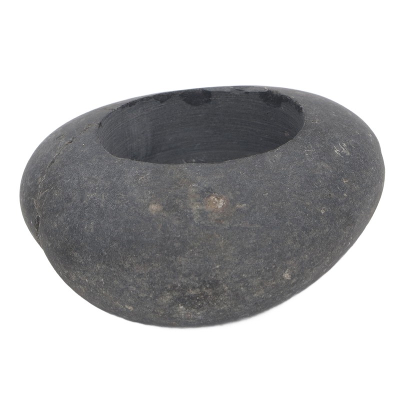 Pebble Candle Holder Handmade Decorative Stone Tealight Candle Holder for