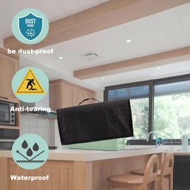 Cover for Bella 2 Slice Slim Toaster,Heat-Resistant Dustproof Waterproof Kitchen Heavy Protection Appliances Case Covers with Handle,for Bella 2 Slice Slim Toaster,Women/Mother's Day Gift(Black)