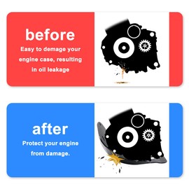 Xitomer Aluminum 4mm Motorcycle Skid Bash Plate, Fit for CRF450X 2005 2006 2007 2008 2009 2010 2011 2012 2013 2014 2015 2016 2017 2018 CRF450X, Motorcycle Skid Plate