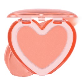 lilybyred Luv Beam Sherbet Cheek | Heart-Shaped Korean Cream Blush, Lightweight Melt-In Texture, Micro-Pearl Glow, Buildable Natural Color, Soft Radiant Finish, 0.12 oz. (01 Apricot Topping)