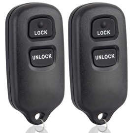 Key Fob Keyless Entry Remote Control Compatible with Toyota Tundra Rav4 Highlander Celica Echo Yaris Prius FJ Cruiser/Scion xA xB Car Key Replacement for HYQ12BBX HYQ12BAN 2 Packs