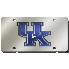 Kentucky Deluxe Silver Mirrored Laser Cut License Plate