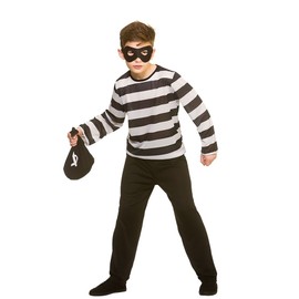 Wicked Costumes Kids Unisex Sneaky Robber Fancy Dress Costume - Large (8-10 Years)