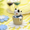 Forkart Cute Handmade Glassware Bath Cat CYK1352