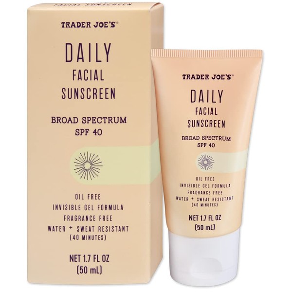 Trader Joe’s Daily Facial Sunscreen Broad Spectrum SPF 40 Oil
