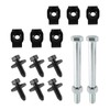 16Pcs Front Leaf Spring Bracket Mounting Kit with Eye Bolts