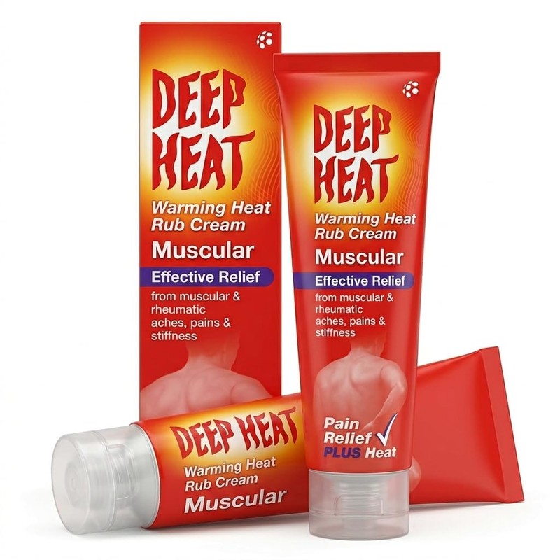 2X 35g Deep Heat Rub Cream Muscular – Bundled by
