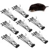 8 Pack Mole Gopher Traps for Outdoor Lawn and Garden,