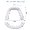 Denture Smile Teeth Customizable Temporary Perfect Fake Teeth Molds Braces