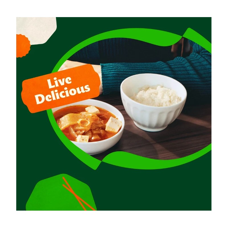 Bibigo Cooked Sticky White Rice 7.4 oz x 6 bowls